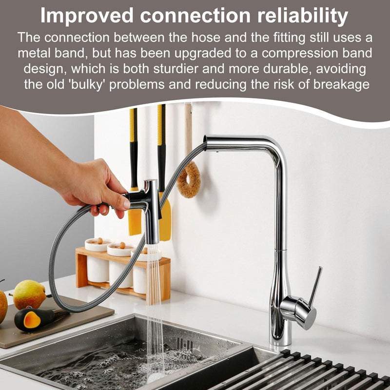 Bathroom Hose Kit Fits for Moen 114299 113016 Hose Kit, Bathroom Faucet hose kit Compatible with Duralock Connections-1 Pack