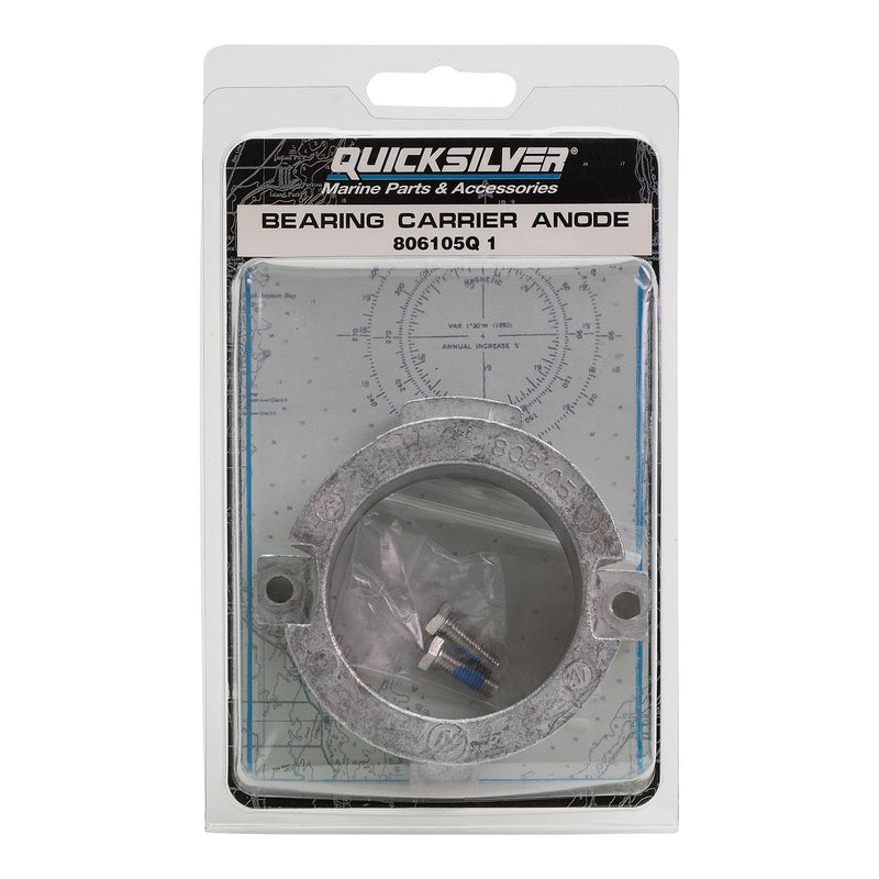 Quicksilver 806105Q1 Aluminum Bearing Carrier Anode for MerCruiser Alpha One Gen II and Vazer Drives