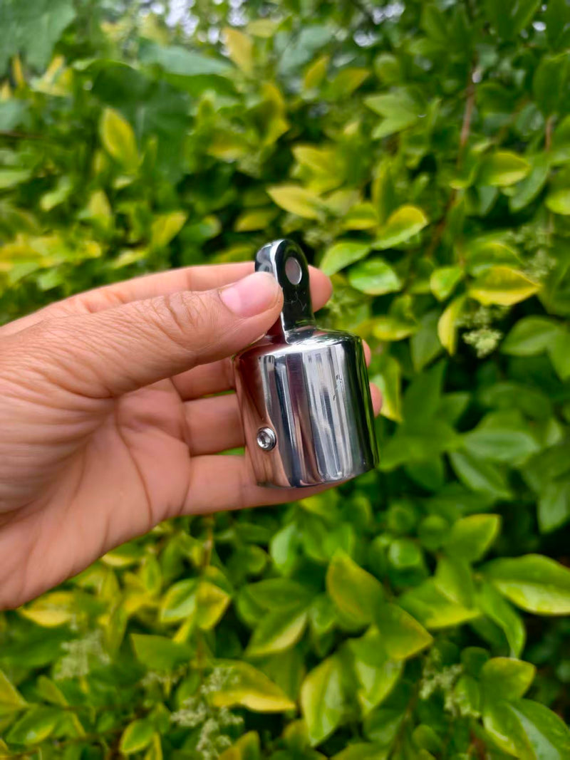 1-1/4 inch(32.8 mm) Bimini Top Cap Eye End Boat Fitting Stainless Steel 316 Boat Marine Hardware Fits 1-1/4 inch O.D. Round Tubing,2Pcs 32