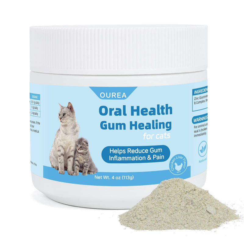 Yakucho Oral Health for Cat, Cats Gingivitis Treatment, Reduce Gum Inflammation, Redness & Pain, Combats Gum Disease, Natural Plant-Based Active Formula, Cat Oral Care, Gums Health Treatment