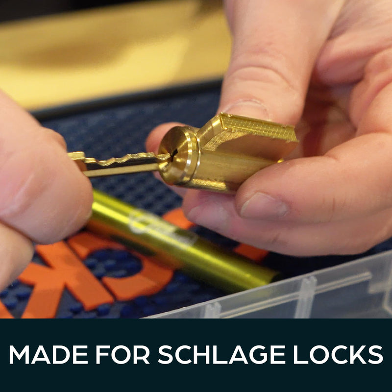Premium Schlage Rekey Kit Compatible with 50 Master Pins | Schlage Rekeying Kit with Seal-Tight Plastic Box | Lock Pinning Kit Compatible with 50 Bottom, 50 Top Pins and 50 Spring