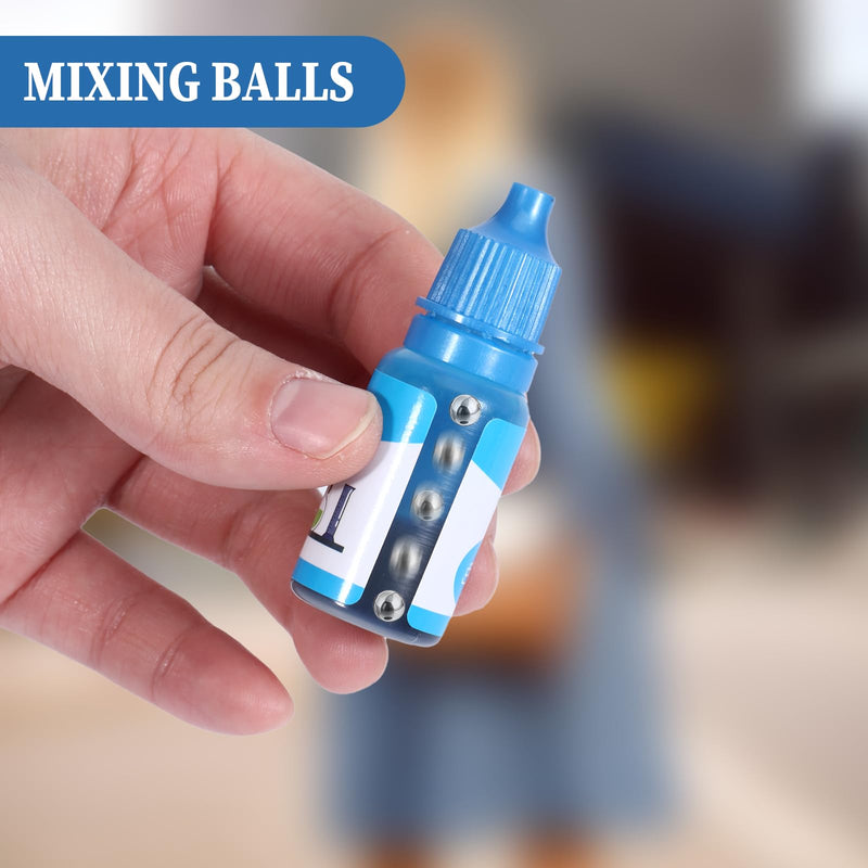 100 PCS Paint Mixing Balls, Metal Ball Stainless Steel Bearing Balls for Model Mixing and Stirring of Paint or Nail Polish Agitator (0.16"/4mm)