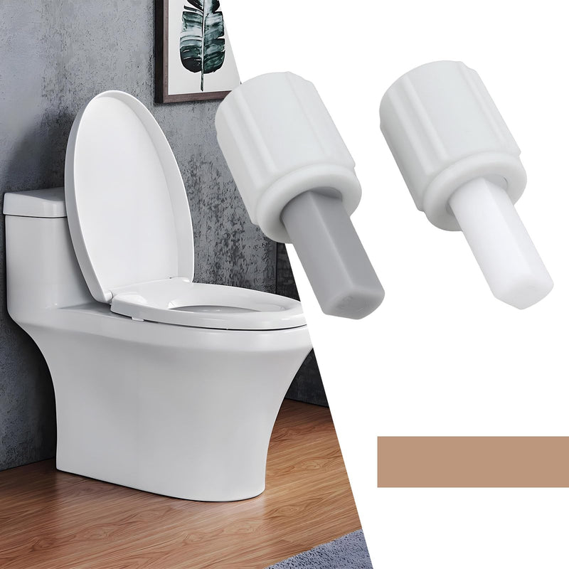 SING F LTD 2 Pairs Plastic Rotary Damper Hinge Left & Right for Toilet Seat Damping Soft Closing System