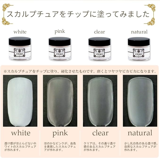 Nail Acrylic Set Acrylic Liquid 55ml + Acrylic Powder 28g + Scalp Brush (No. 8, Clear) - NewNest Australia
