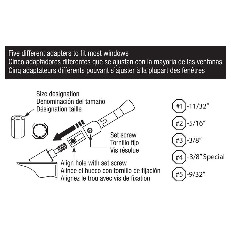 Prime-Line H 3962 Universal, Diecast, White, Folding Crank Handle for Casement Windows (Single Pack) 1 Count (Pack of 1)