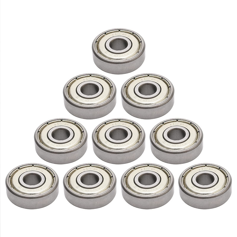 6x19x6 mm Steel Deep Groove Ball Bearing Model Bearings 626ZZ 626Z 80026 10 PCS Skateboard Bearings