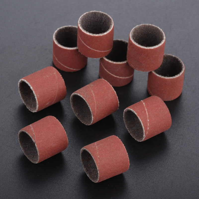 100 PCs Sanding Bands 600 Grit Drums Sleeves For DREMEL Rotary Tools 12CM 600# Grit