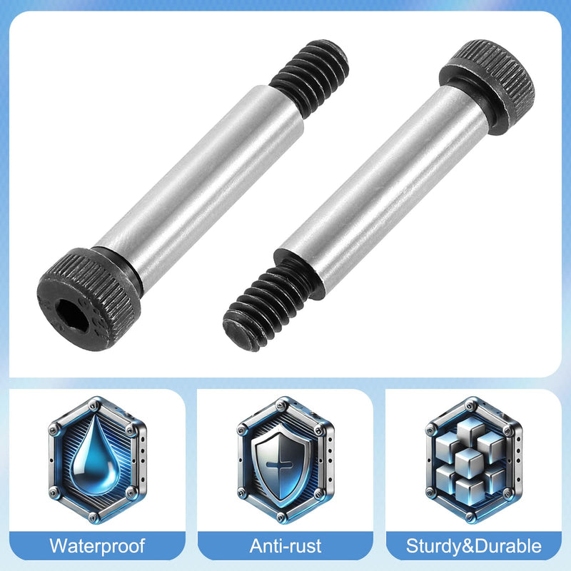 uxcell Alloy Steel Hexagon Socket Head Shoulder Screws Bolts, 1-5/16" Shoulder Length, 5/16" Shoulder Dia, 5/16-20 UNC Thread, 5pcs 1-1/4" x 5/16"
