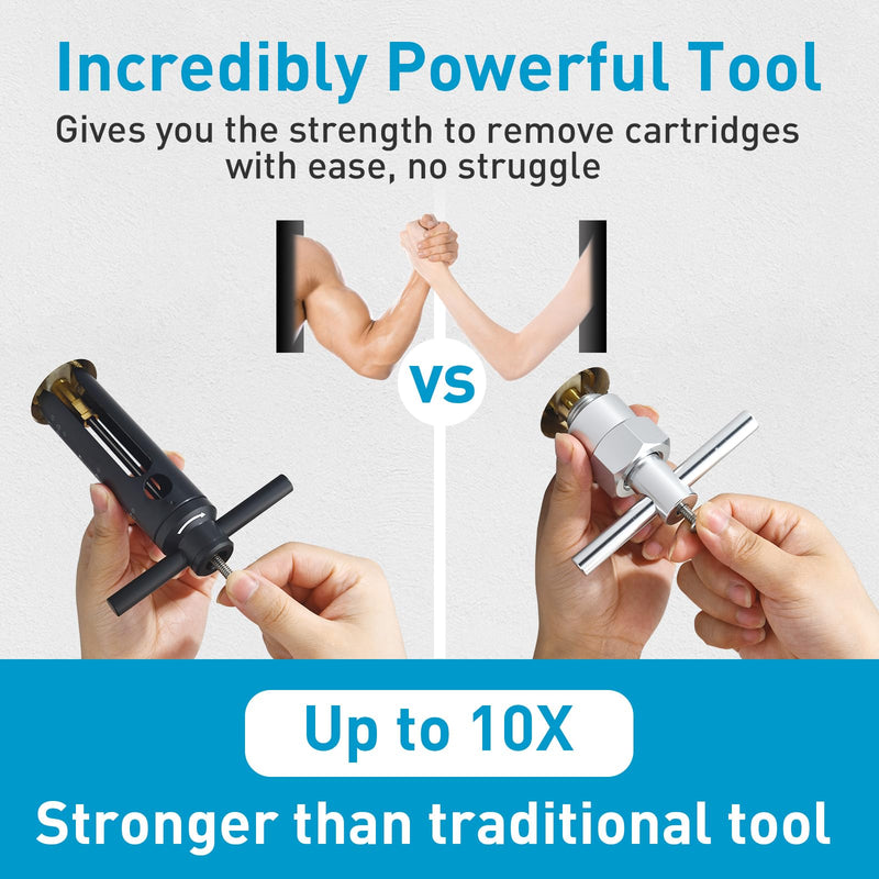 104421U Cartridge Removal Tool for Moen 1222 1225 1220, Shower Cartridge Puller Tool, Tub and Shower Faucet Cartridge Remover for Moen Posi-Temp Valve