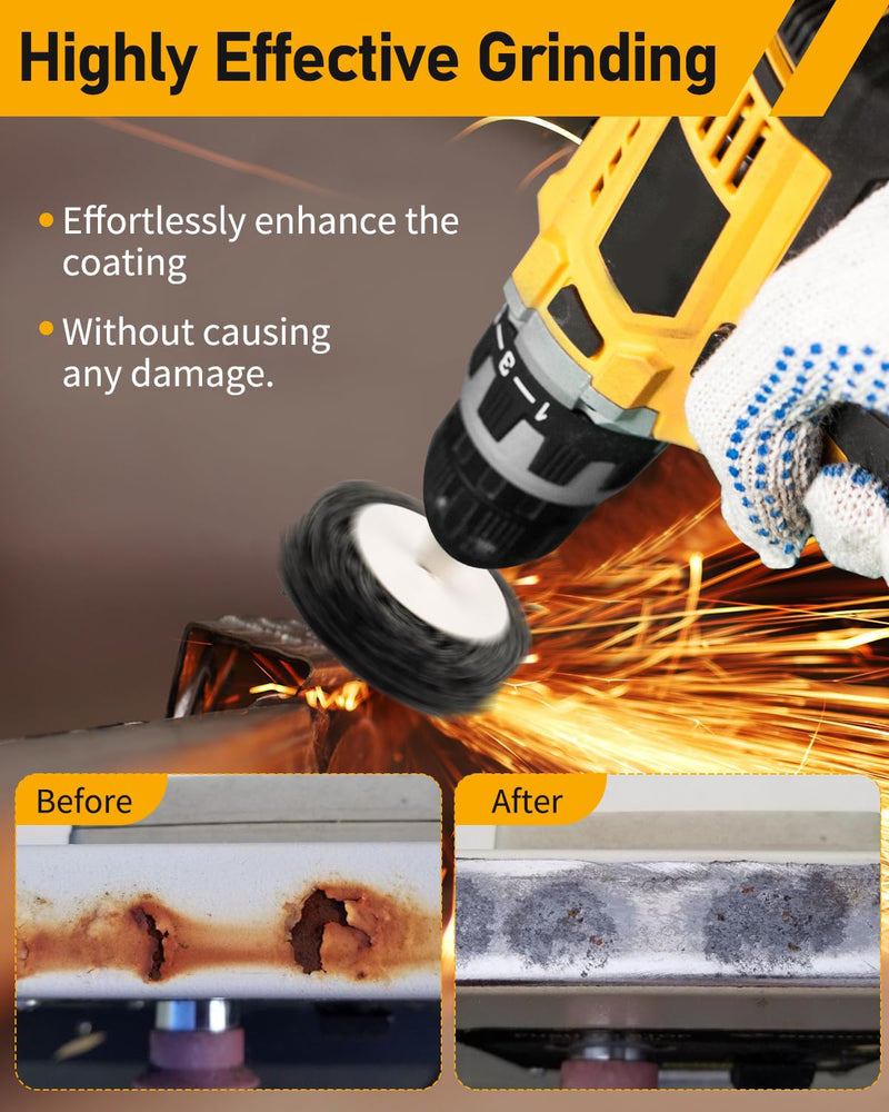 2" 4Pcs Quick Change Easy Strip Discs with 1/4" Hex Shank, Paint Stripper Wheel for Removing Paint, Cleans Welds Rust Removal. 4