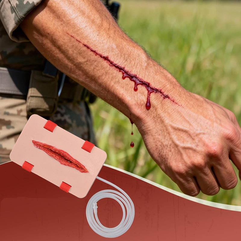 Wearable Wound Packing Trainer, Stop the Bleeding Training Kit, Laceration Wound Trainerfor Wound Dressing Training