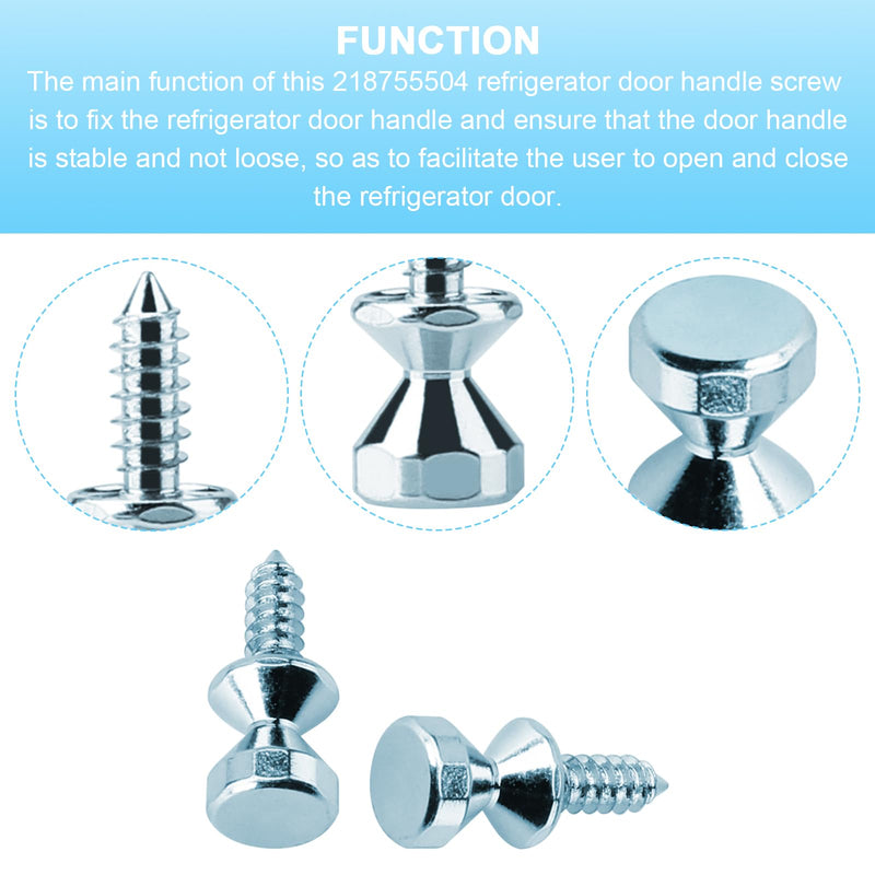 218755504 Refrigerator Door Handle Screw Genuine Original Equipment Manufacturer (OEM) Part (1) 1
