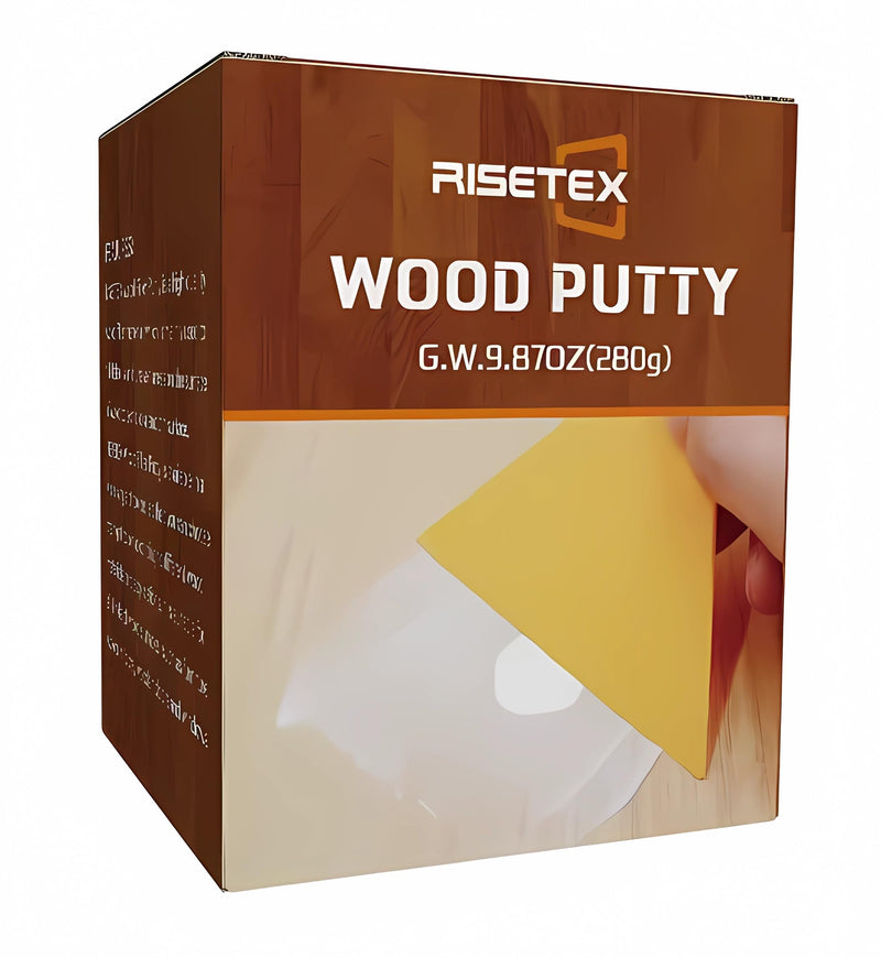 Wood Filler Putty,9.87 Ounce Wood Filler Stainable and Paintable,Natural Wood Putty,Wood Repair Kit for Quickly Repair Any Breaks,Cracks,Chips,Defects in Wooden Furniture,Easy to Use and Sand Natural