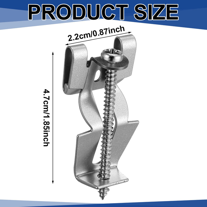 Shimeyao 25 Pcs Old Work Switch Box Supports, F Clips for Electrical Box Repair, Ideal for Old Work Boxes Installation & Electrical Boxes Retrofits