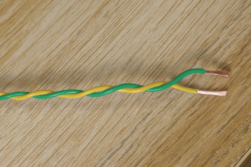 Green & Yellow Twisted Pair Wire 20 AWG / 0.5mm² 5 Meters CAN Bus Cable