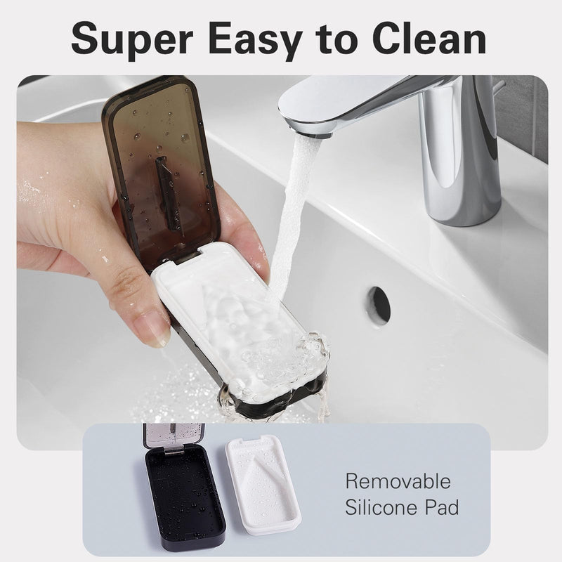 BUG HULL Pill Cutter with Removable Silicone Pad, Pill Splitter with Sharp Blade, Pills Cutters Splitter for Small and Tiny Pills, Tablet Splitters for Small or Large Tablet Professional Black