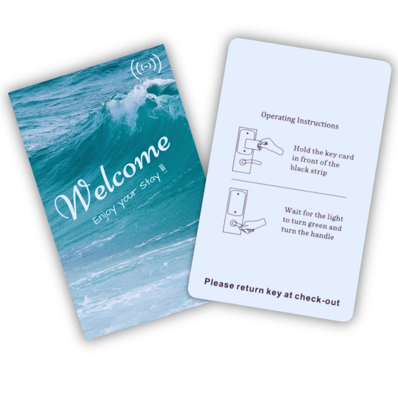 Hotel RFID KeyCard, Touchless Key Card (Pack of 200 Keys) Compatible with Saflok, Kaba, Onity, Ilco, and Securelox.