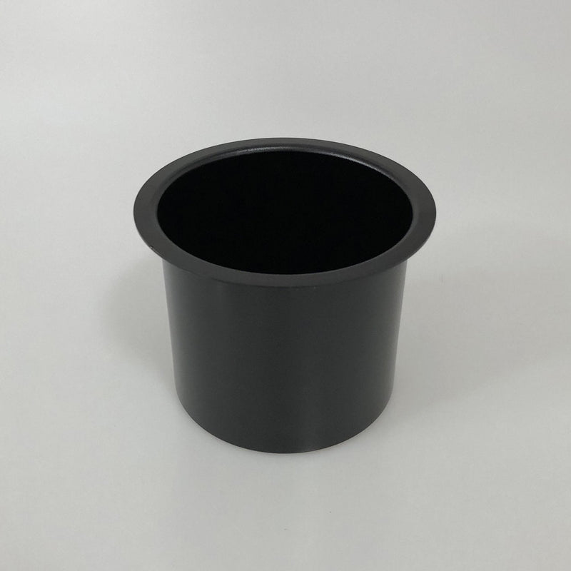 Yuanhe Aluminum Jumbo Cup Holder - 10 Pack Black Poker Table Cup Holder Insert for Casino Game Table Sofa Boats Pontoon Marine Bench Desk RV Cars & Trucks