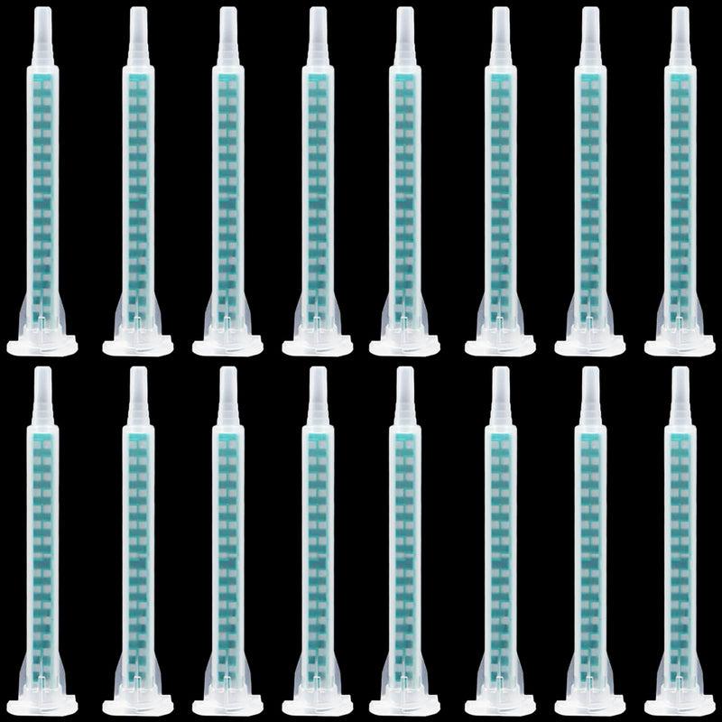 40 PCS Epoxy Mixing Nozzles Static Mixing Nozzles for AB Glue Gun Static Mixer Nozzle Mixing Tube Glue Gun Applicator 50ml/1:1/1:2