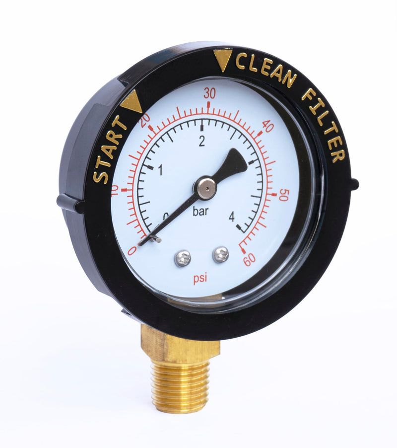 Pressure Gauge Air Relief Valve 98209800 Compatible with Pentair Pool Filter FNS Plus, SMBW 2000 & 4000 Series, Clean and Clear Plus, Quad DE Series and More