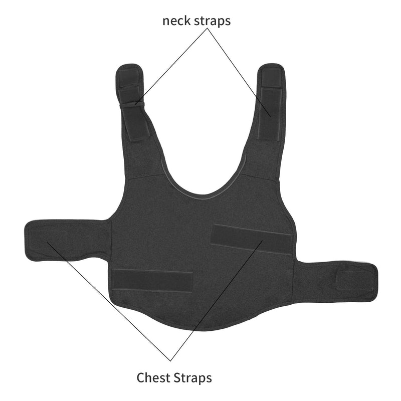 Breathable Dog Shirt for Thunderstorm, Dog Anxiety Vest Jacket Warp,Puppy Calming Coat Anxiety Relief (L, Grey) L