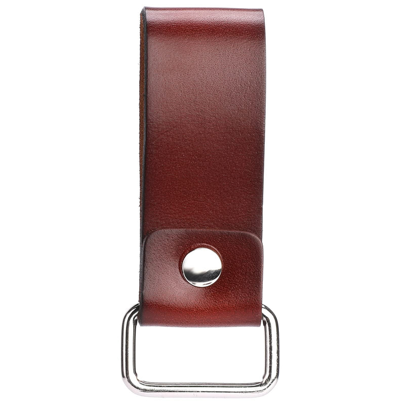 Tape Measure Holder Leather Belt Clip Drill Impact Tool Holster Heavy Duty Multitool(2-Piece Set) brown