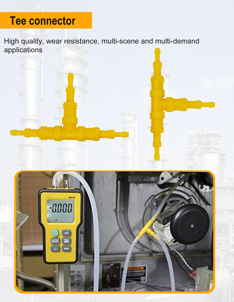 JL3MN Manometer Probe Kit, Use for Klein Tools ET180 Digital Manometer use for Fieldpiece JL3KM2, SDMN5，SDMN6，ADMN2,HVAC Pitot Static Tube Fit ZIBOO JL3MN