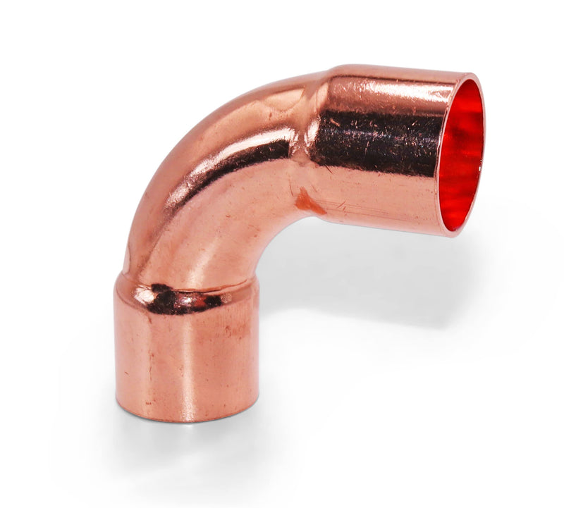 Copper Kit HVACR 3/8 & 7/8 Line Set Copper Fittings Kit air condition refrigeration liquid line & suction lines tubing pipes & ACR:(2)Couplings,(2) Long Turn 90's,(2)Street LR 90's 99.9% Pure Copper