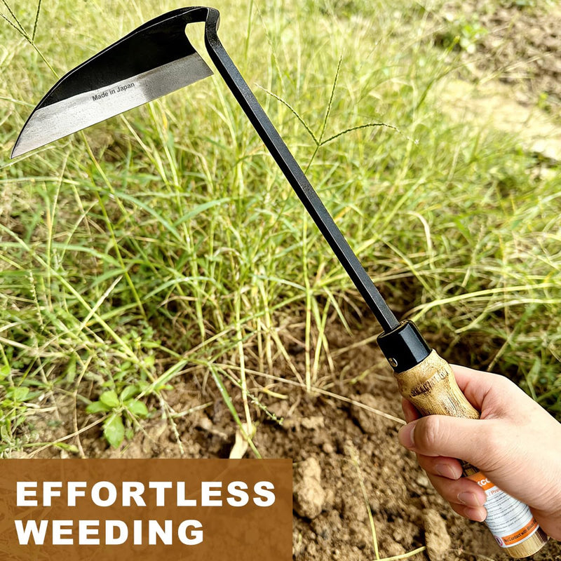 Garden Weeding Hoe, a Professional Handheld Sharp Weeding Tool for Managing Gardens, Gardens, and Farms (Large)