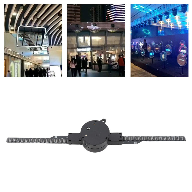 3D Hologram Fan 16.5in 2000x224 3D Projector with 224 LED Light Beads, Borderless Images, Custom Editing for Business Store Advertising 100-240V