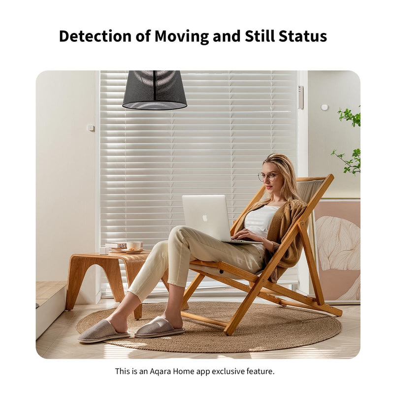 Aqara Presence Sensor FP1E Zigbee 3.0, Requires Aqara HUB, mmWave Radar Wired Motion Sensor, AI Spatial Learning, Supports HomeKit, Alexa, Google Home, SmartThings, Matter Over Bridge - NewNest Australia