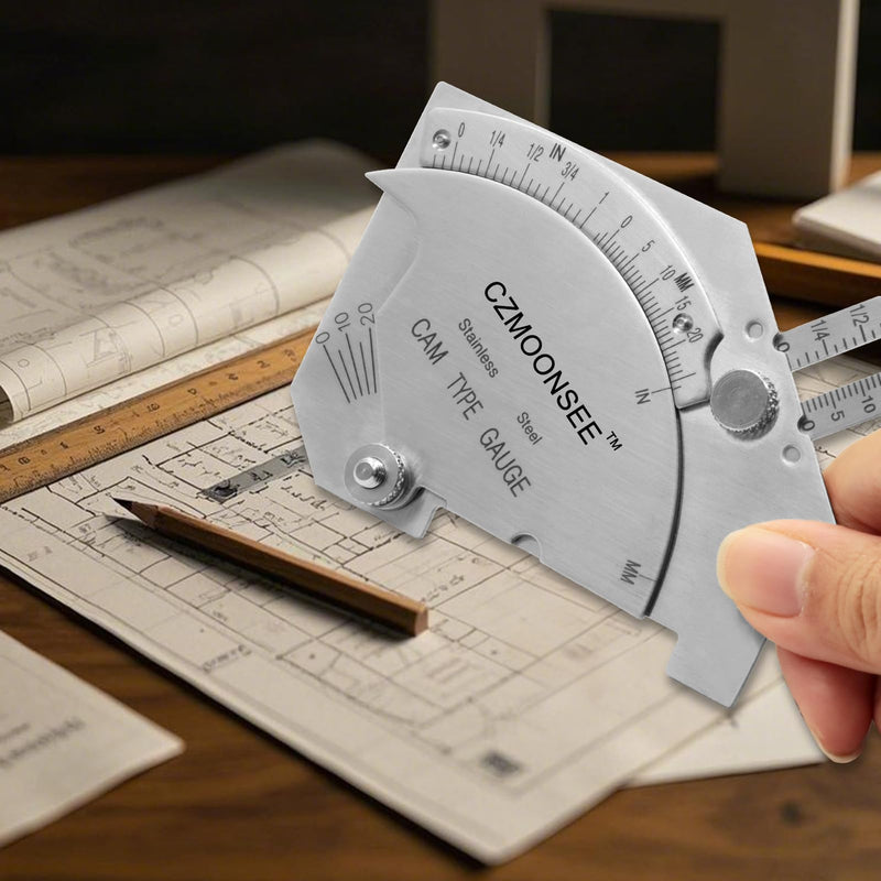 MG-8 Cam-Type Fillet Weld Gauge Stainless Steel Bridge cam Welding Inspection Ruler