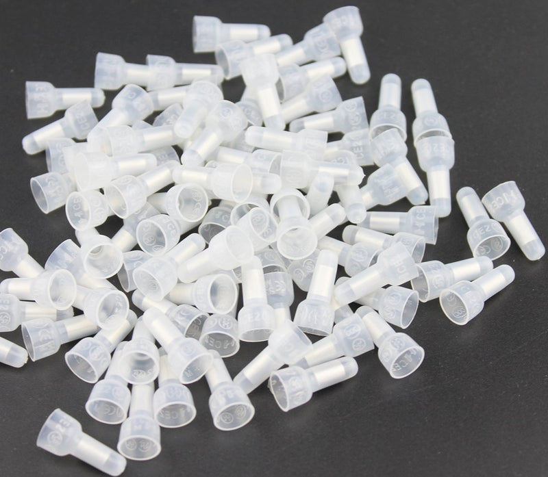 Rextin 1000pcs CE2 Closed End Wire Crimp Connectors Protective Wire Crimp Cap Wire connectors Terminals CE2 (CE2)