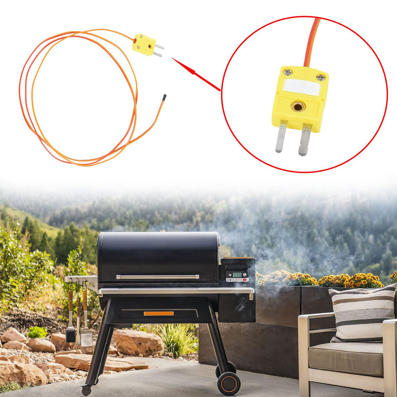 Thermocouple Probe Temperature Sensor Compatible with Traeger Timberline 850 & 1300 Wood Pellet Grill Models Replace KIT0217