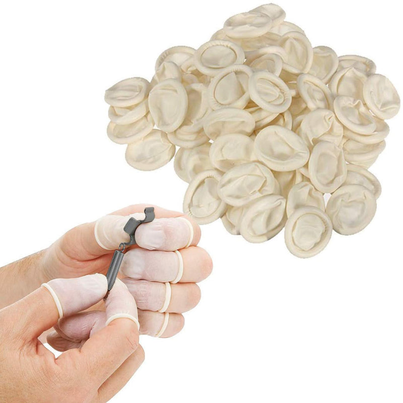 250 Pcs Finger Cots - Disposable Finger Gloves - Rubber Finger Covers for Finger Tips - Electronic Repairs and More – Rubber Fingers Tips Are Protective Gloves Disposable Guards – Medium - NewNest Australia