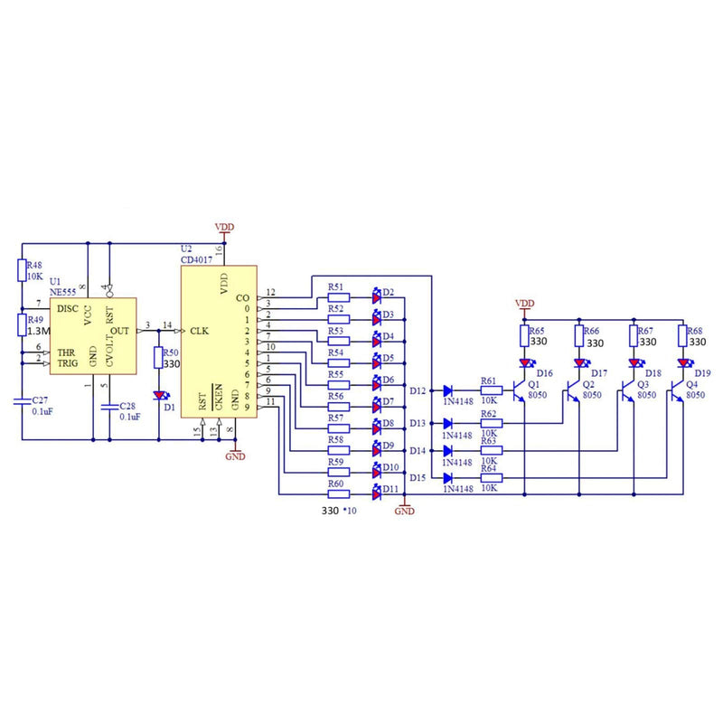 Gikfun DIY SMD SMT Welding Practice Soldering Skill Training Board Ek7028