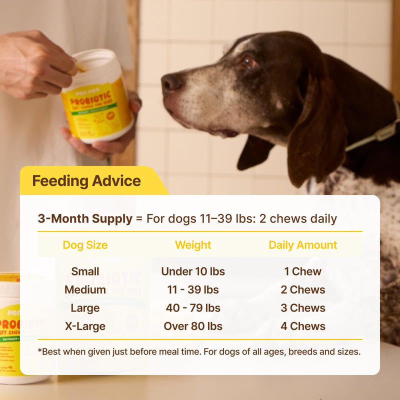 PENPEN Probiotics for Dogs (180 Chews) Dog Allergy Relief Chews (50 Chews)