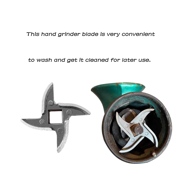 #8 Grinder Blade Stainless Steel Knife Cutter Replacement, Please check the size and shape(2 pc) #8 Blade