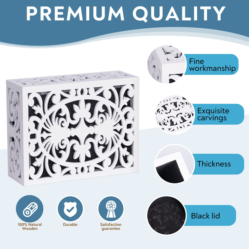 GRAUES Doorbell Cover | modern design door chime covers decorative | wooden doorbell cover box only Standard size (7.75” x 6” x 2.75” )