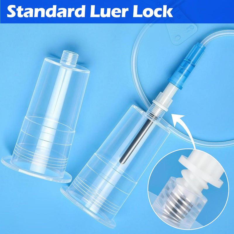 200 Pcs Disposable Needle Holder Transparent Connector Students Training Tools Universal Fit Needle Holders Vacutainer Blood Collection Tube Holder 200