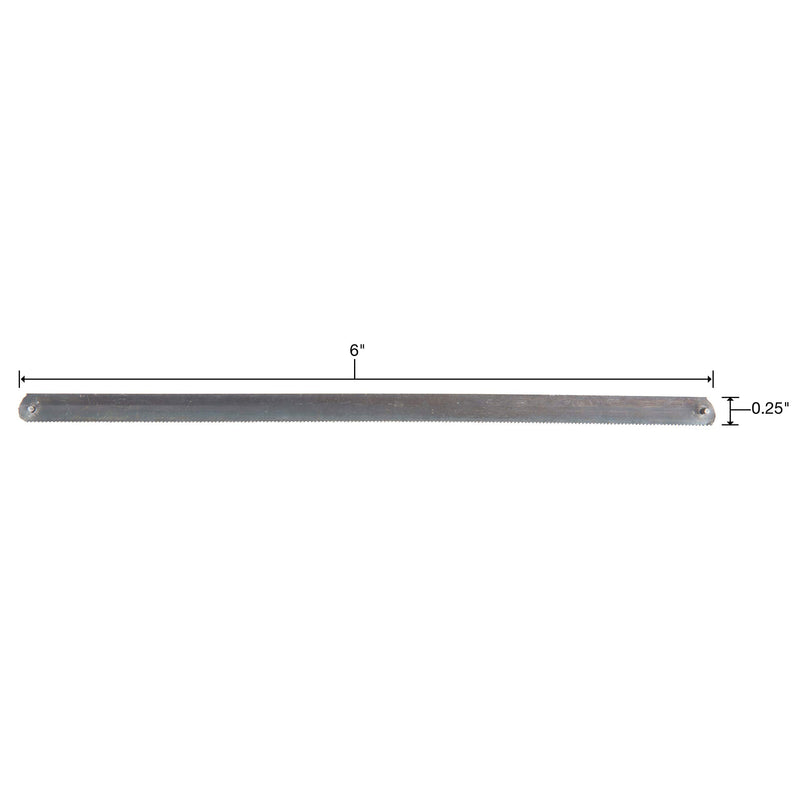 GreatNeck 615C Mini Hacksaw Blades, 5 Piece, Designed to Cut Metal, Pipe, And Hard Woods, Sized For Small Spaces, Fits Most Standard 6” Adjustable Frame Hacksaws