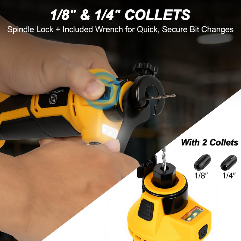 Cordless Brushless Drywall Cut-Out Tool for DeWalt 20V Battery