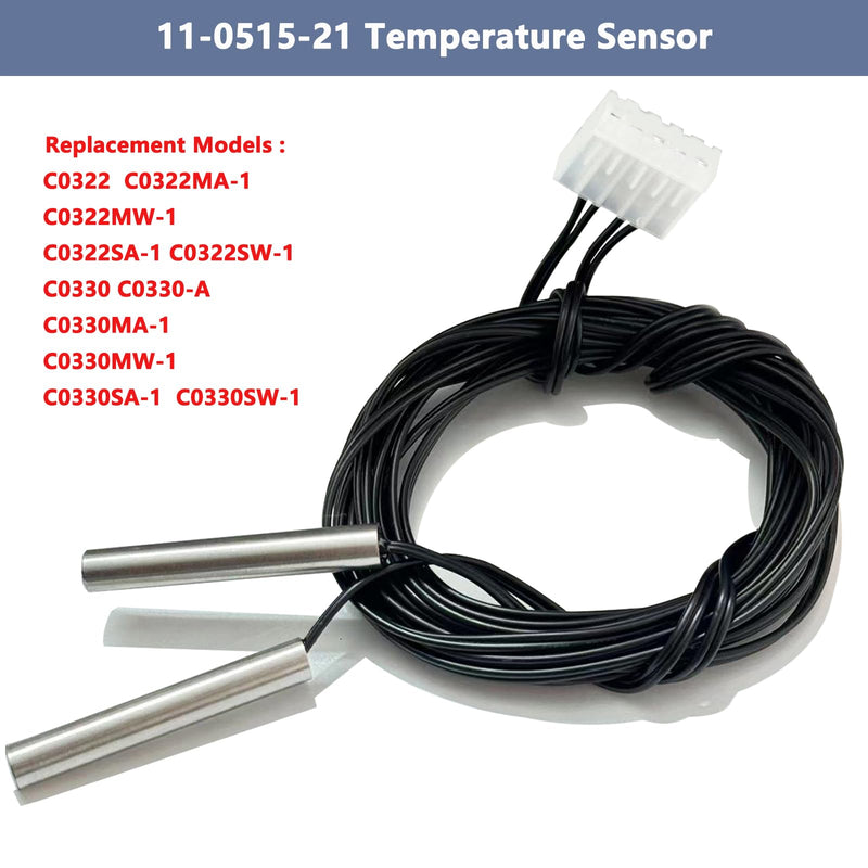 11-0515-21 for Scotsman Ice Machine Temperature Sensor Set 11-0515-21 Temp Sensor for Ice Makers Probe Sensor11 0515 21 11051521