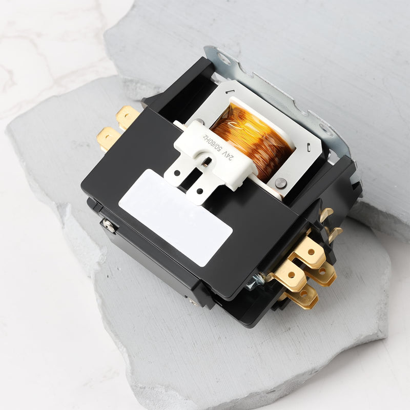 AC Contactor 25A 24V AC 1 Pole DP1P25A24V for Air Conditioner Compressor Fan Motor Control