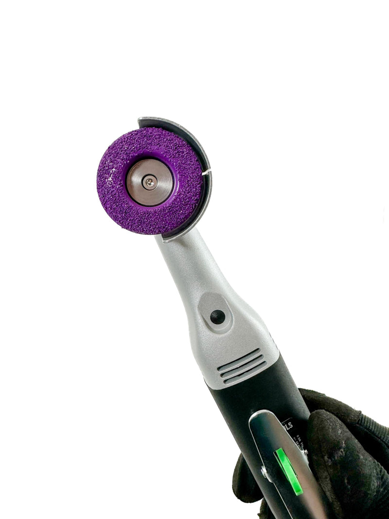 Purple Dome Top Fine Grit 2" Disc - Precision Hoof Trimming Tool for Smooth Finishing - Ideal for Goats, Horses, Sheep, Pigs & Cattle - Durable Replacement Disc for Hoof Boss Trimmer Tools