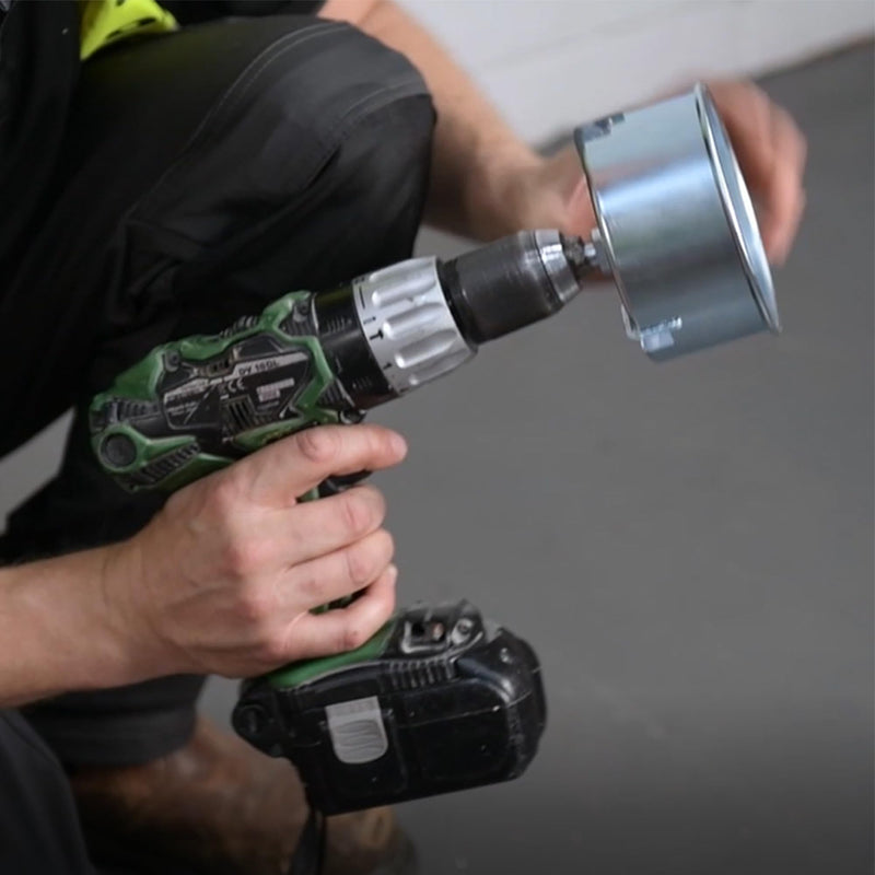 Chamf Deburring Tool 4 1/3"/110mm PVC Plastic Soil Drainage Pipe Chamf Works Easily Mounted On A Power Drill. Applies Industry Standard 15 Degree Chamfer in 15 Seconds.