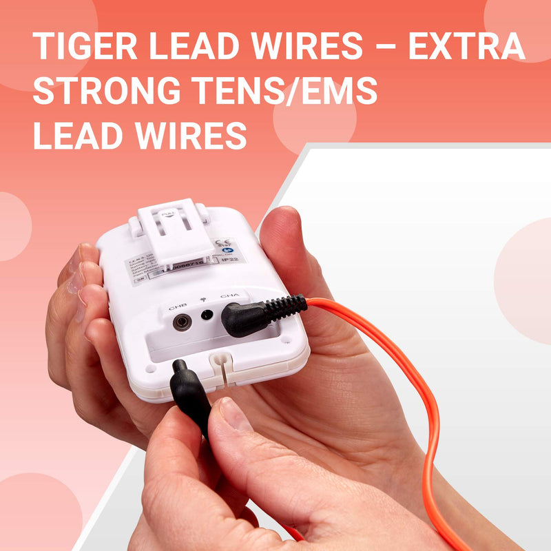 M PAIN MANAGEMENT TECHNOLOGIES Universal TENS Lead Wires by PMT, Fits Most All Electrotherapy Devices and TENS/EMS electrodes, Compatible with TENS 7000 (Premium Grade) Premium Grade