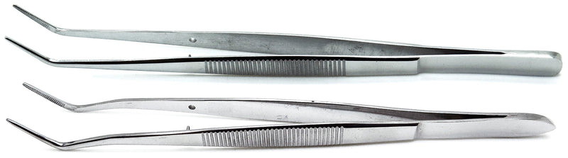 Tweezer College Meriam 16cm Serrated Tip Dressing Cotton Pliers Diagnostic Dental 2 Pcs Instruments - NewNest Australia