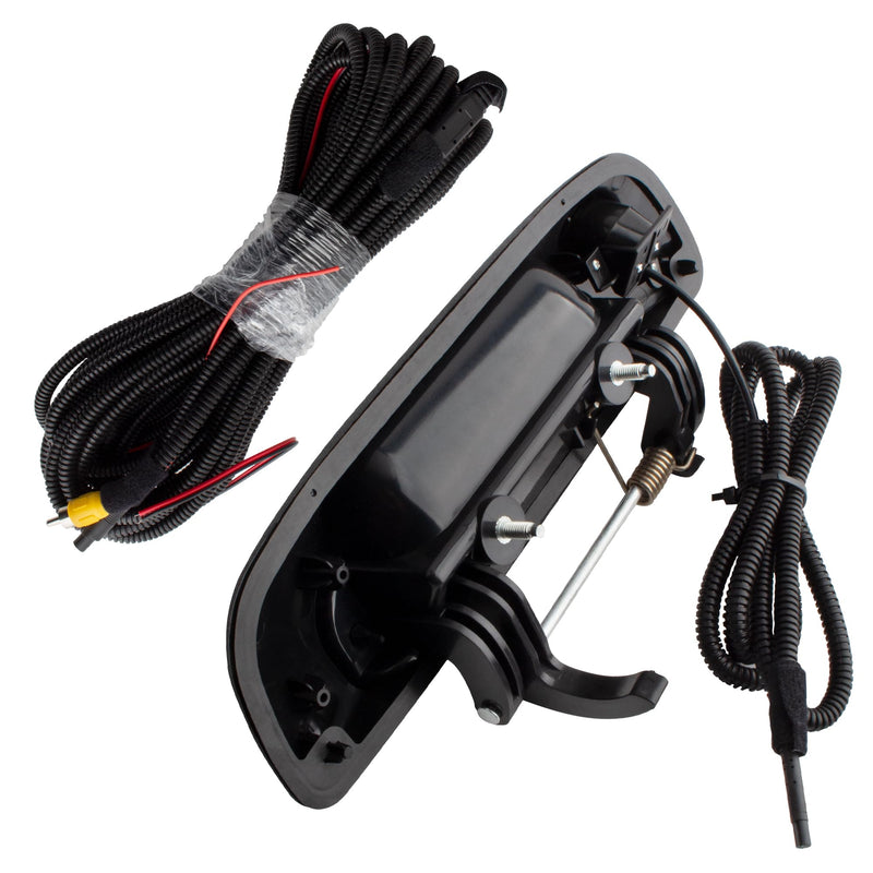 BOXI Rear View Backup Tailgate Handle Camera Fits for Dodge Ram 1500 2002-2008 / Ram 2500 2003-2009 / Ram 3500 2003-2009 / Replaces 80165 55276237AA