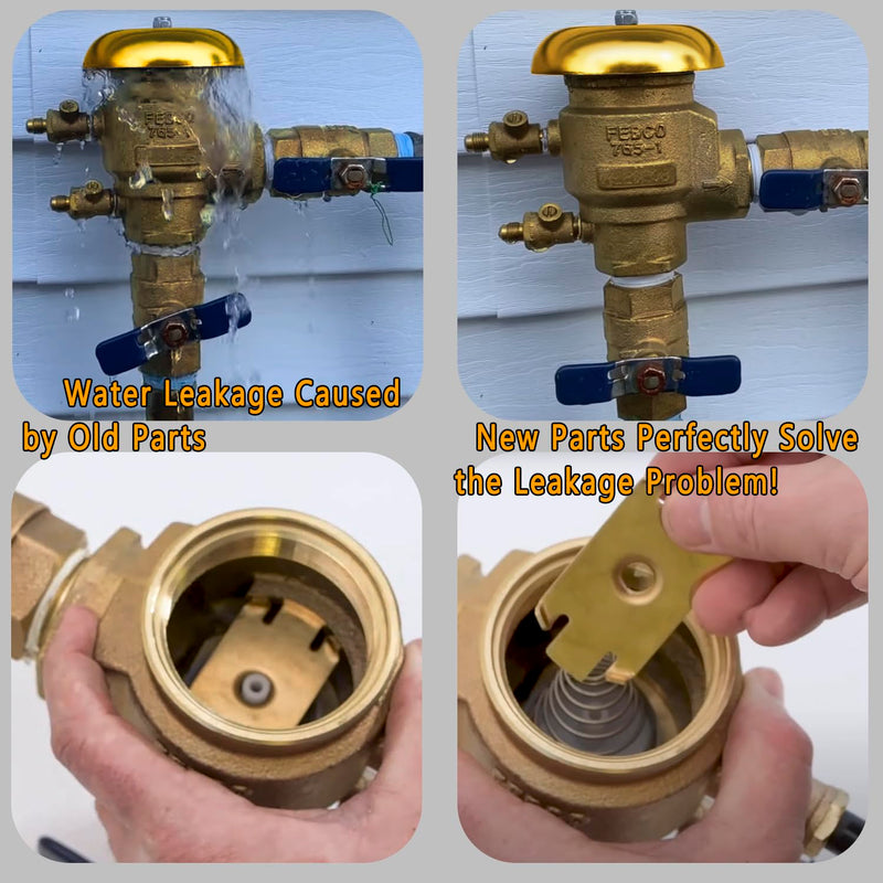 300088 765 Brass Retainer Clip, Compatible with Febco 1" & 1-1/4" 765 Backflow Preventer Brass Retainer Clip